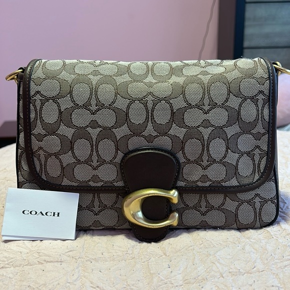 Coach Handbags - NWOT Coach Soft Tabby Brown Signature Canvas/Leather